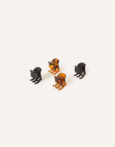 Small Tortoiseshell Claw Clips 4 Pack, , large