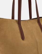 Suedette Tote Bag, , large