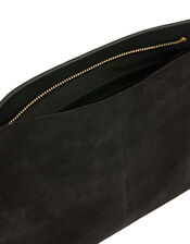 Jane Leather and Suede Clutch Bag, , large