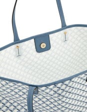 Geometric Print Tote Bag, , large