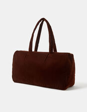 Embroidered Velvet Weekend Bag, , large