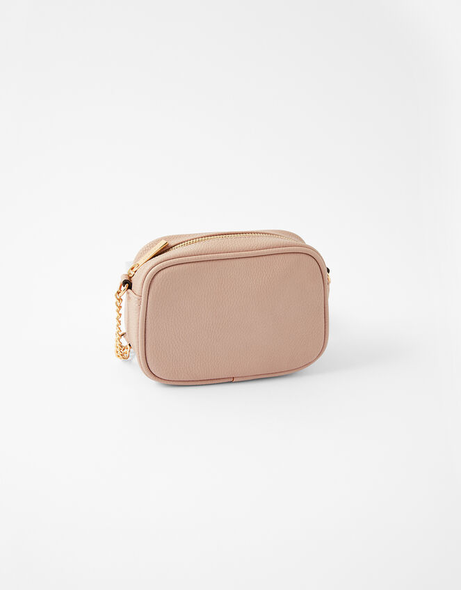Stripe Cross-Body Camera Bag, Pink (PINK), large