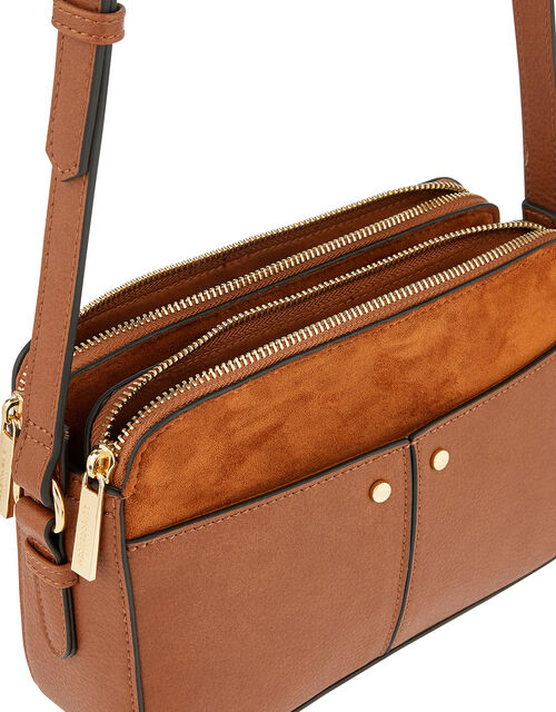 Charlotte CrossBody Bag Tan Crossbody bags Accessorize UK