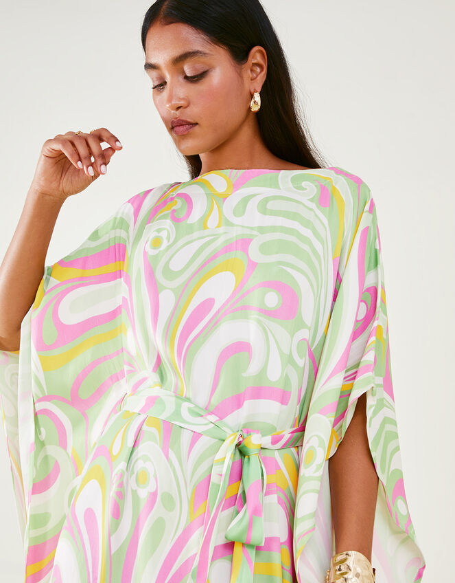 Swirl Belted Kimono, Multi (BRIGHTS-MULTI), large