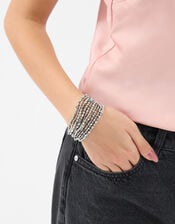 Metallic Bead Stretch Bracelet Multipack, , large