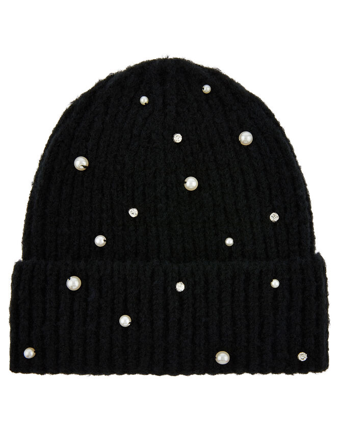 Pearly Turn-Up Beanie, , large