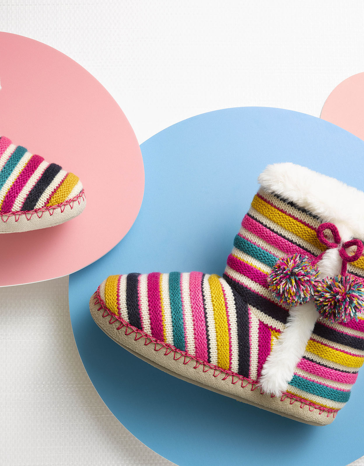 Accessorize top boot slippers