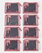 Initial Passport Holder & Luggage Tag, Blue (NAVY), large