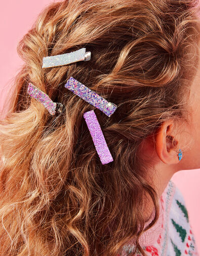 Glitter Salon Clips 5 Pack, , large