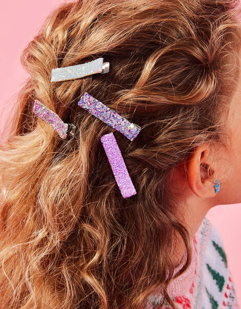 Glitter Salon Clips 5 Pack, , large