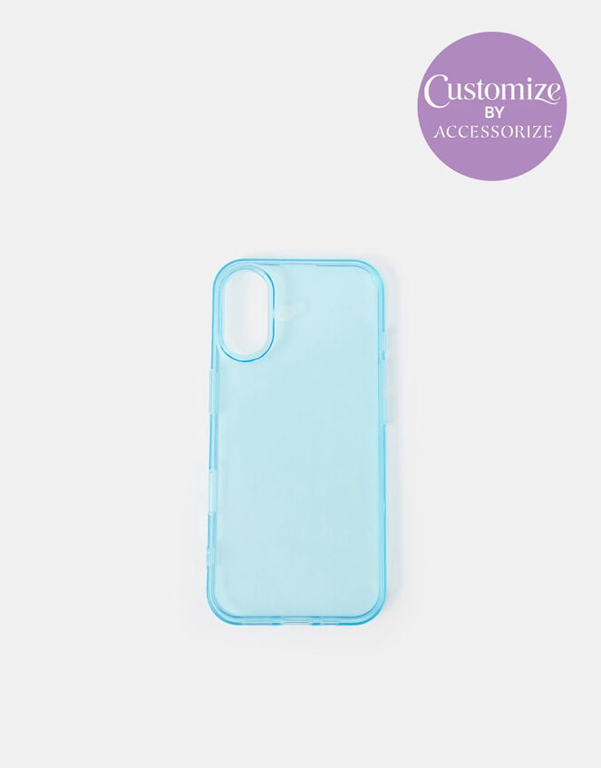 Plain iPhone 16 Phone Case, Blue (BLUE), large