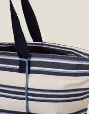 Stripe Beach Tote Bag, , large