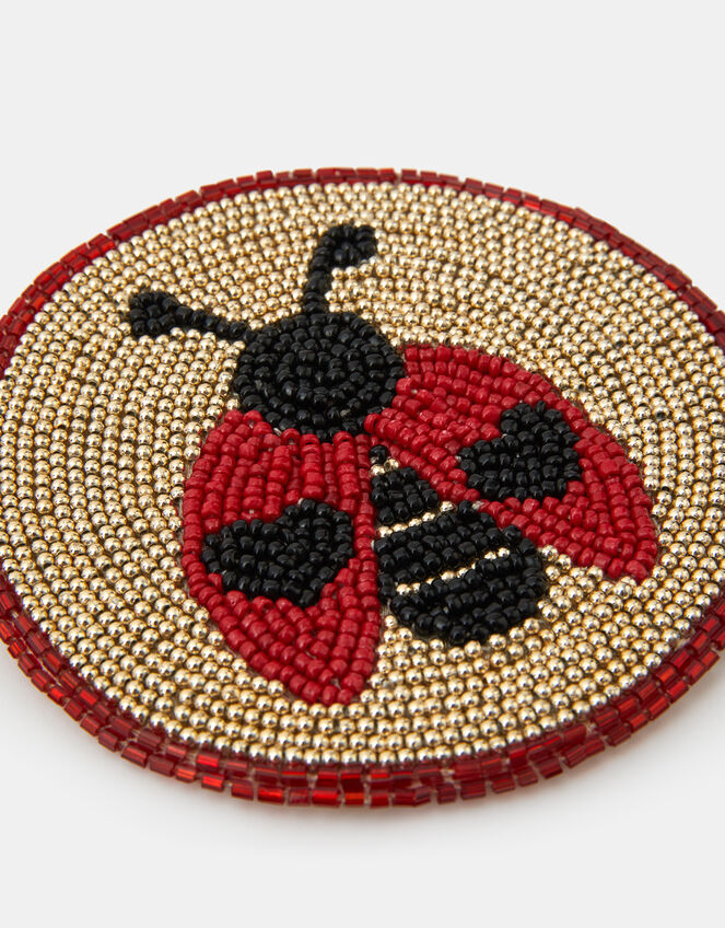Love Bug Beaded Coaster, , large