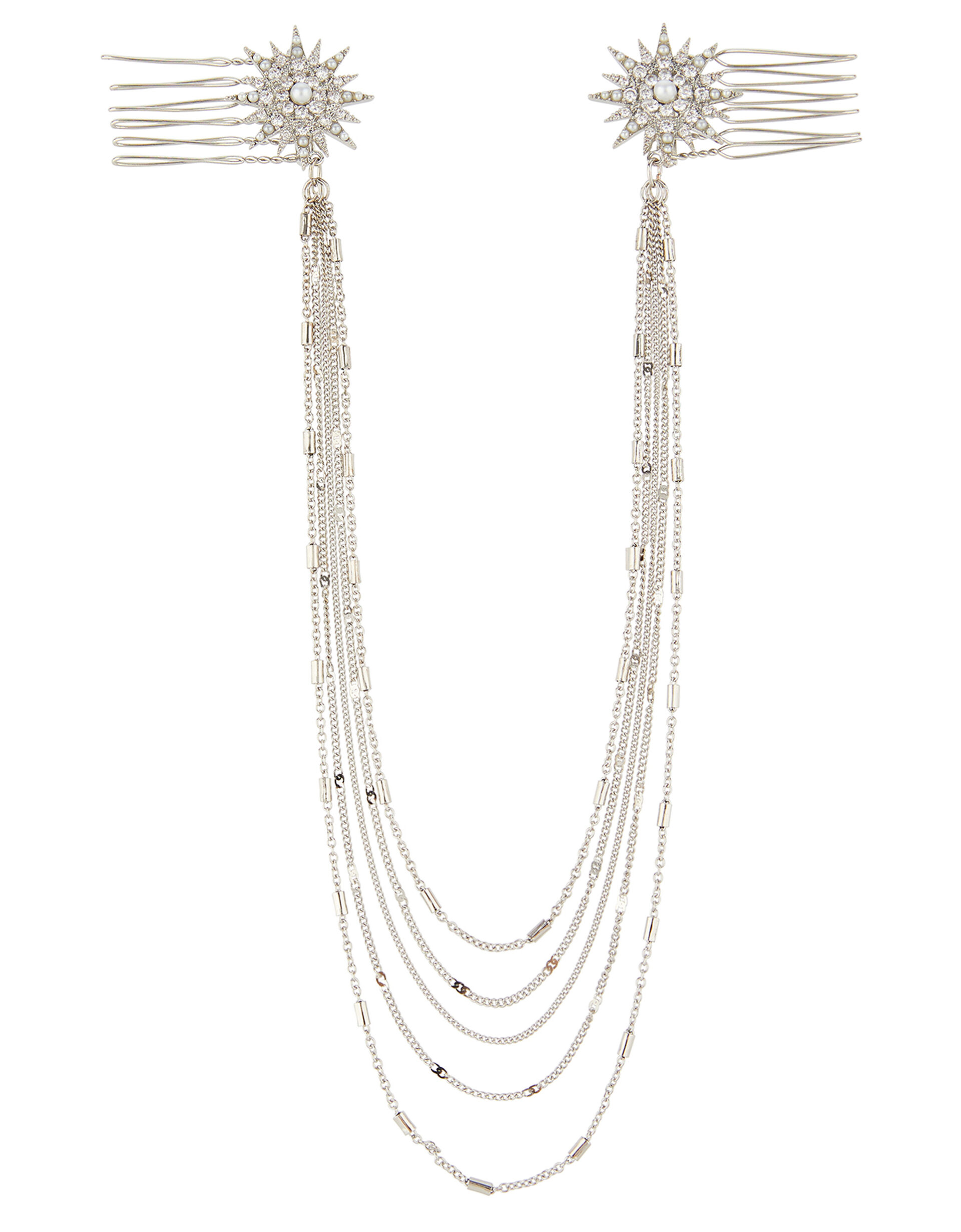 Starburst Sparkle Hair Chain, , large