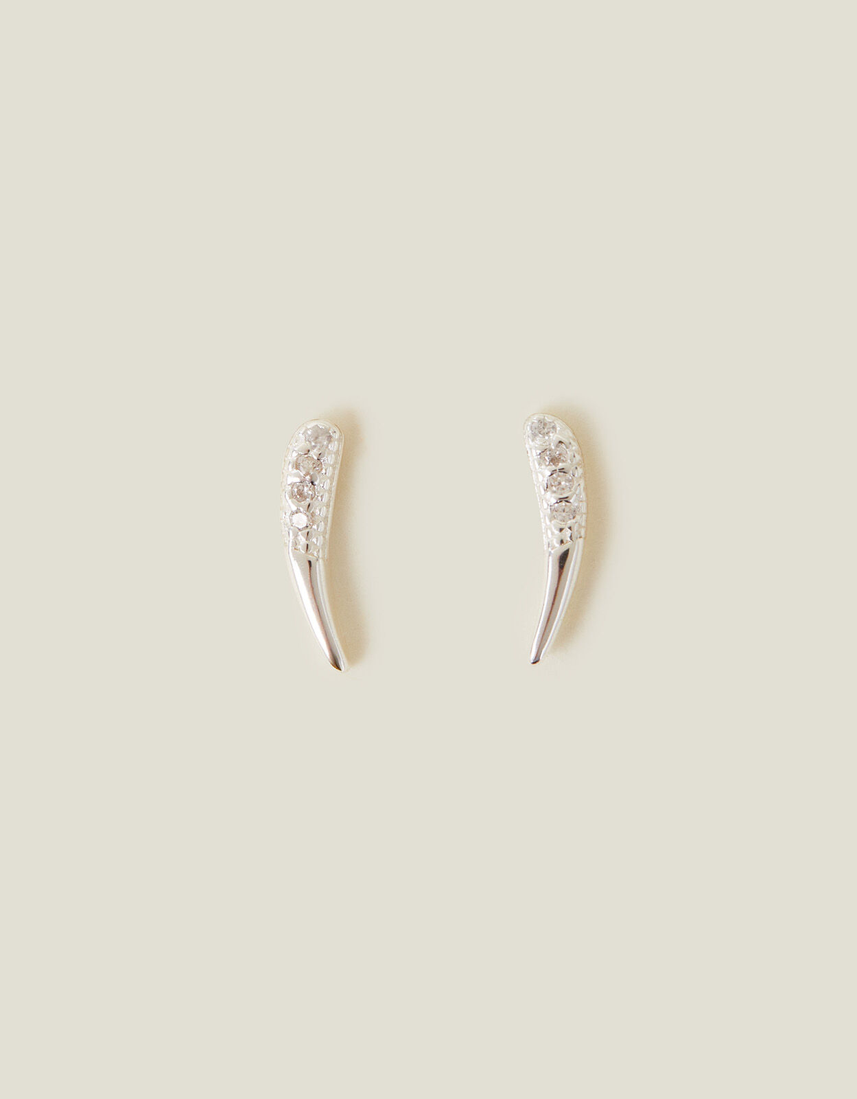 Crawler shop earrings silver