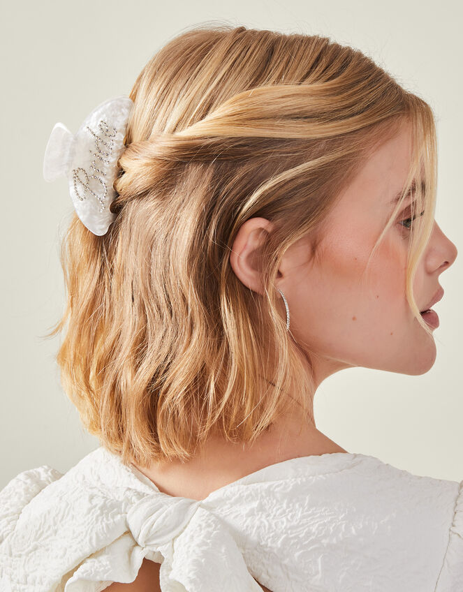 Bride Embellished Claw Clip, , large