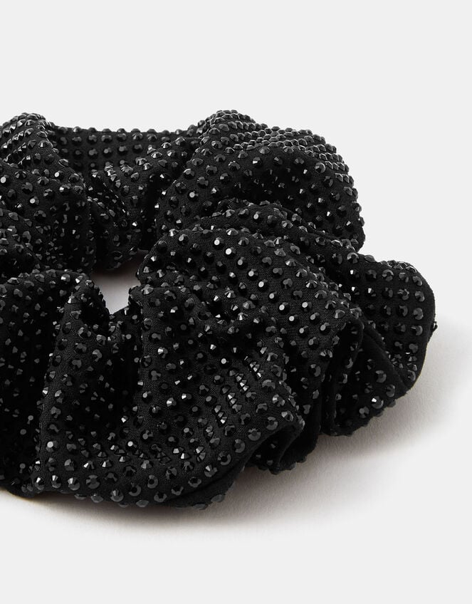 Rhinestone Hair Scrunchie, , large