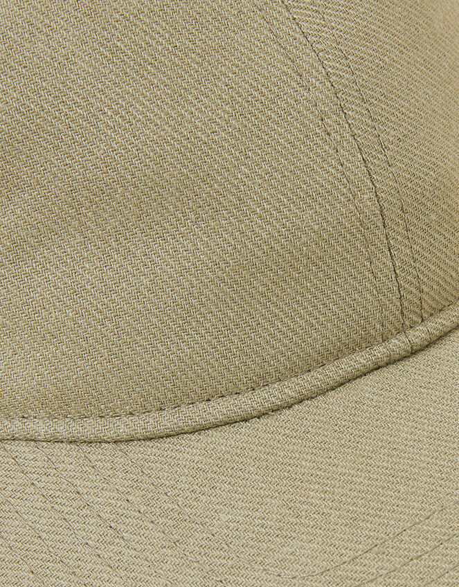 Twill Baseball Cap, Green (KHAKI), large