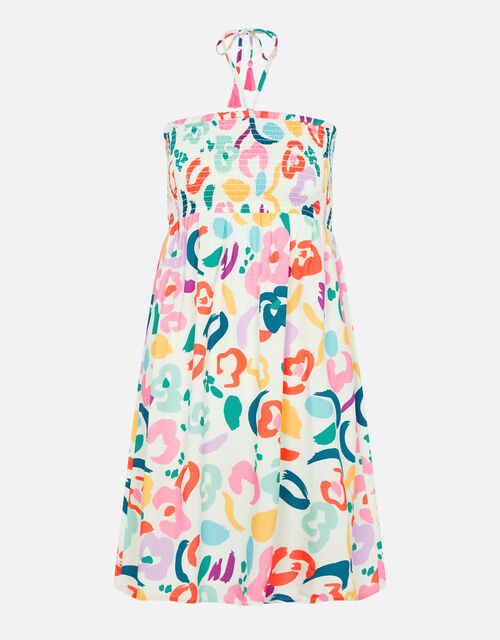 Colour Splash Bandeau Dress, Multi (BRIGHTS-MULTI), large