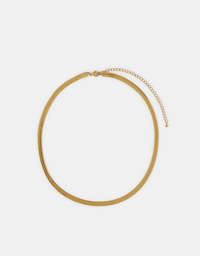 Stainless Steel Omega Chain Necklace, , large