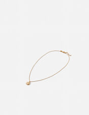 Gold-Plated Initial Locket Necklace , Gold (GOLD), large
