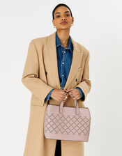 Cut Out Handheld Bag, Nude (NUDE), large