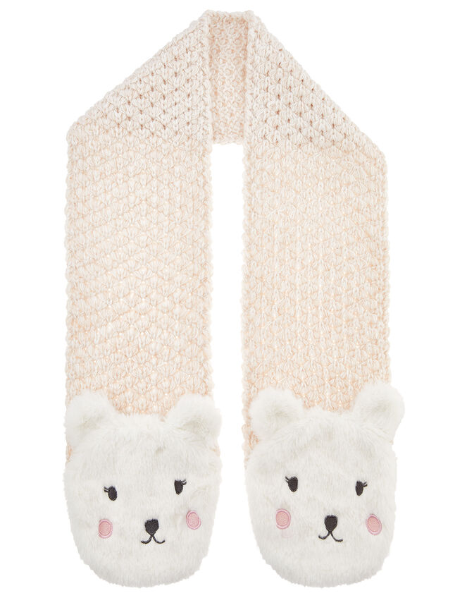 Polar Bear Knit Scarf, , large
