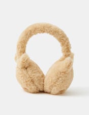 Girls Fluffy Cat Earmuffs, , large