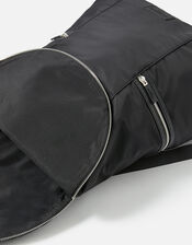 Gina Gym Rucksack with Recycled Fabric, Black (BLACK), large