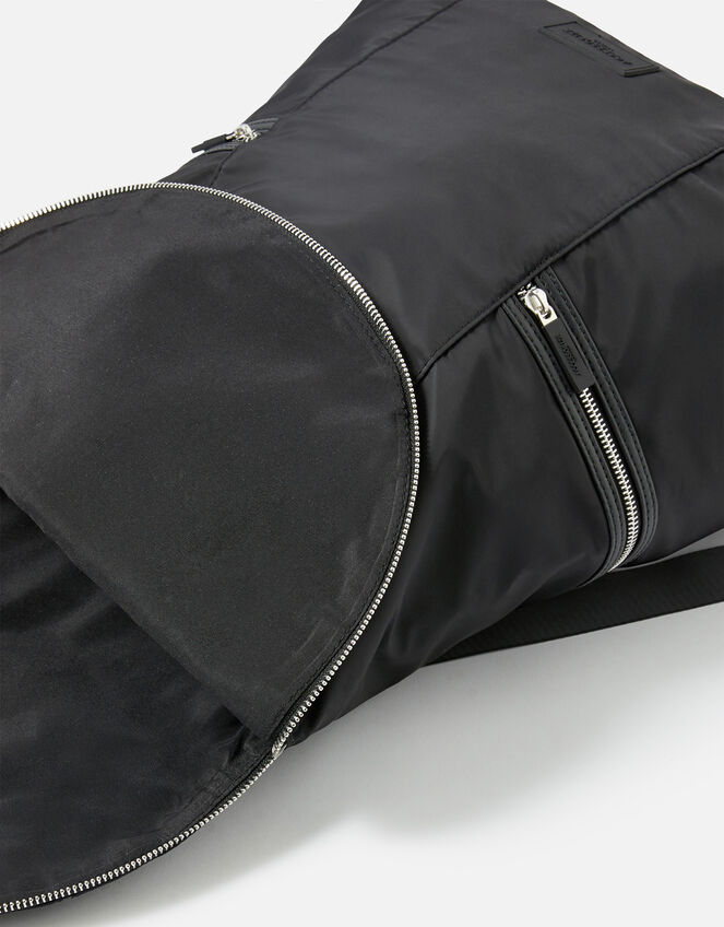 Gina Gym Rucksack with Recycled Fabric, Black (BLACK), large