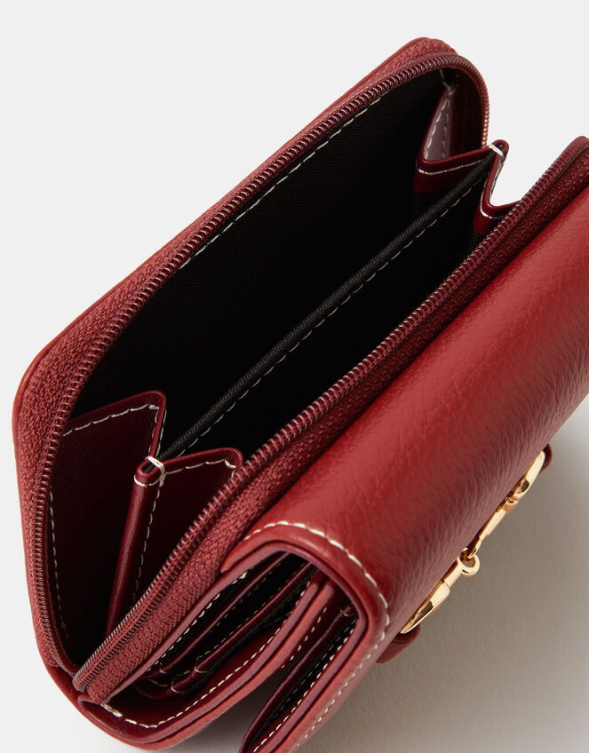 Horsebit Tri-Fold Purse, , large