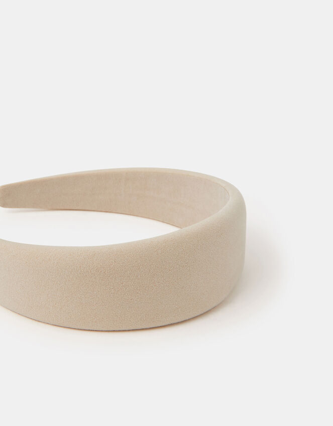 Suedette Padded Headband, , large