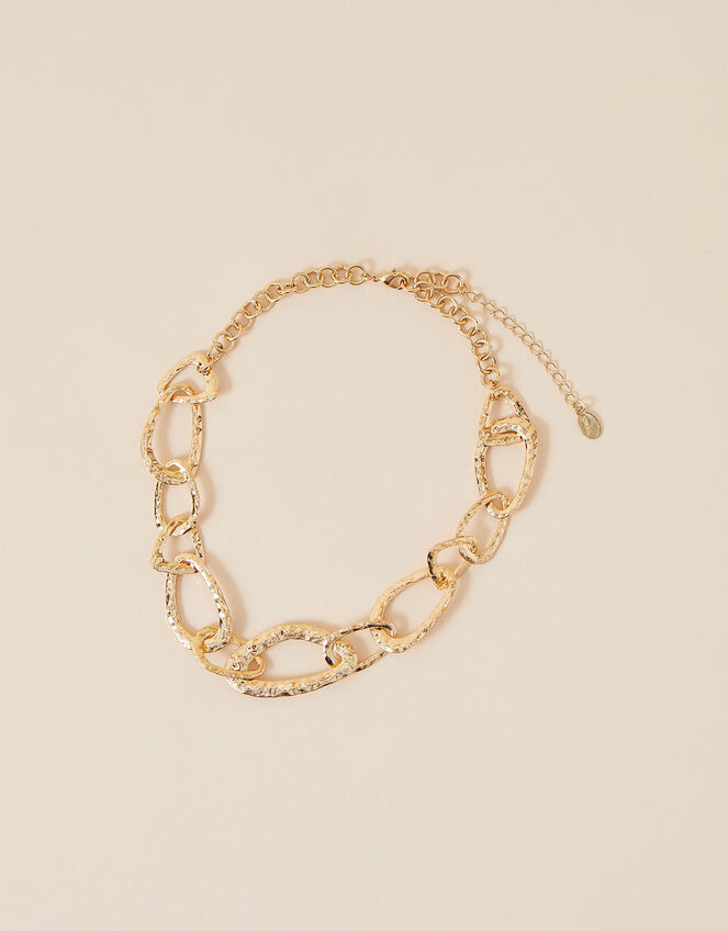Textured Irregular Chain Link Collar Necklace Necklaces Accessorize UK