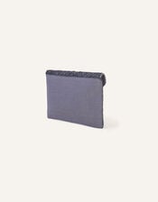 Embellished Classic Clutch Bag, Blue (NAVY), large