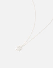 Sterling Silver Paw Print Necklace, , large