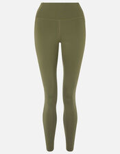 Full-Length Gym Leggings, Green (KHAKI), large