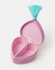 Girls Butterfly Heart Jewellery Box, , large