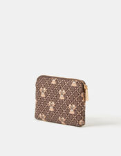 Teddy Print Coin Purse, , large