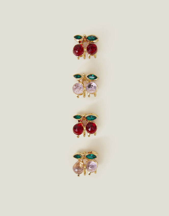 4-Pack Cherry Gem Claw Clip, , large