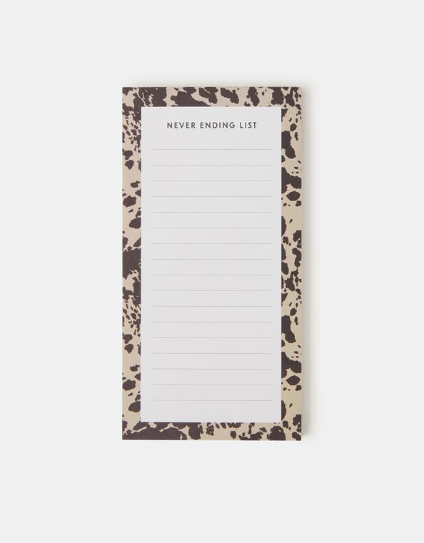 Cow Print To Do List Pad, , large