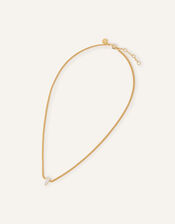 14ct Gold-Plated Sparkle Kite Cut Pendant Necklace, , large