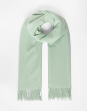 Holly Super-Soft Blanket Scarf Mint Green, , large