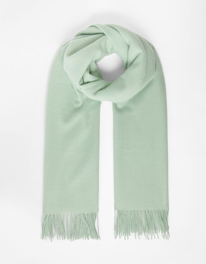Holly Super-Soft Blanket Scarf Mint Green, , large