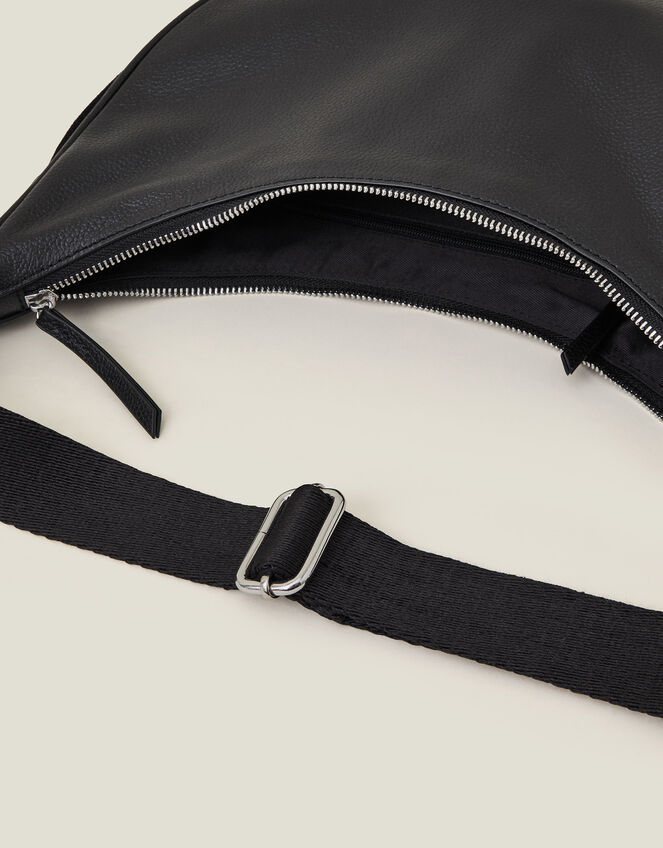 Leather Sling Cross-Body Bag, , large