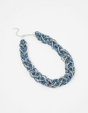 Niki Plaited Bead Collar Necklace, , large