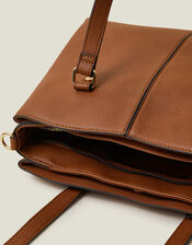 Webbing Strap Shoulder Bag, Tan (TAN), large