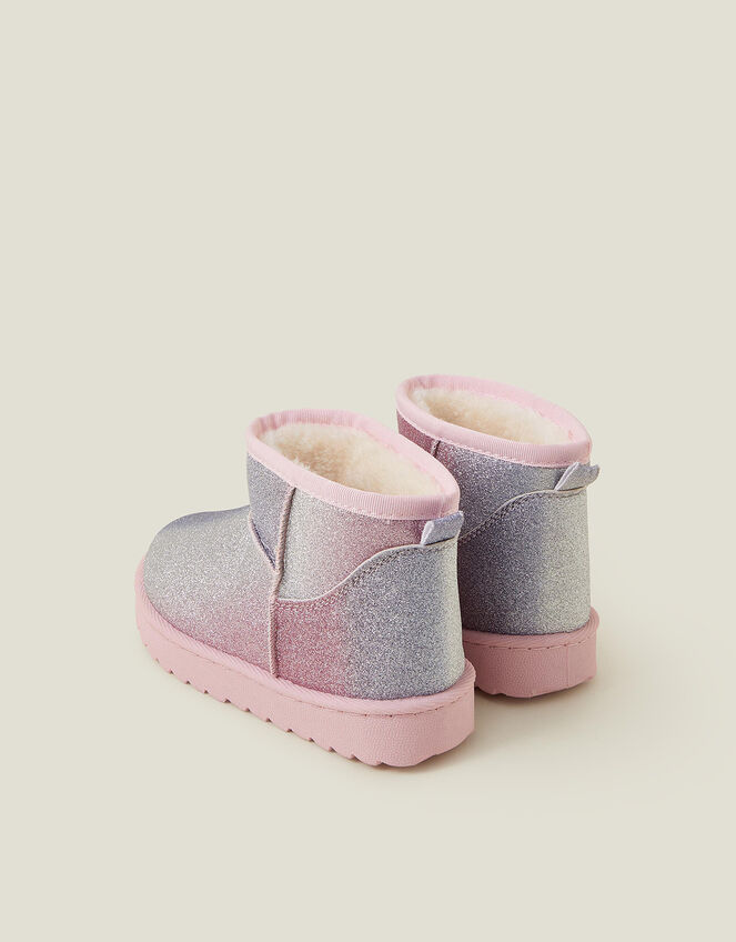 Girls Glitter Ombre Boots, Multi (BRIGHTS MULTI), large