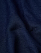 Lightweight Scarf, Blue (NAVY), large