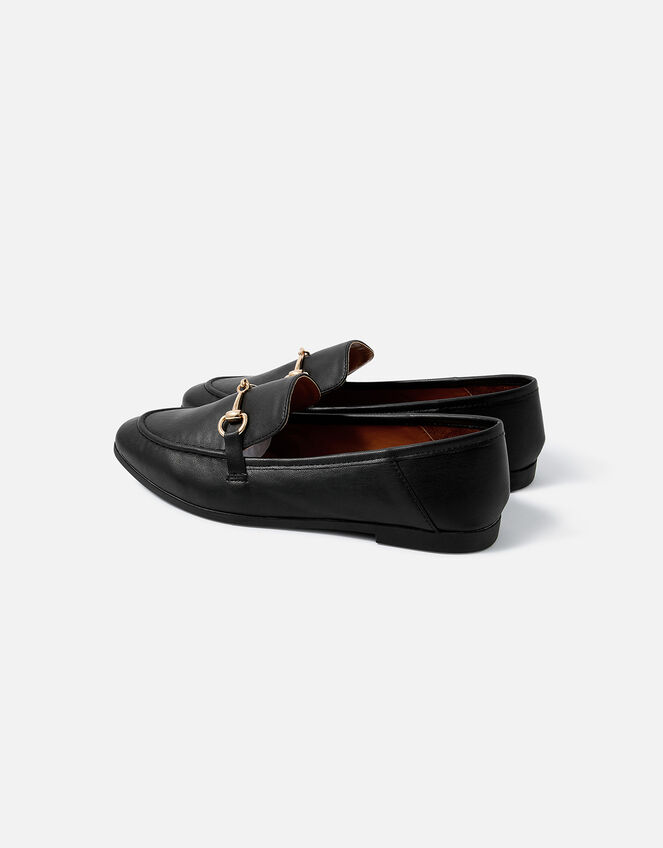 Metal Bar Loafers, Black (BLACK), large