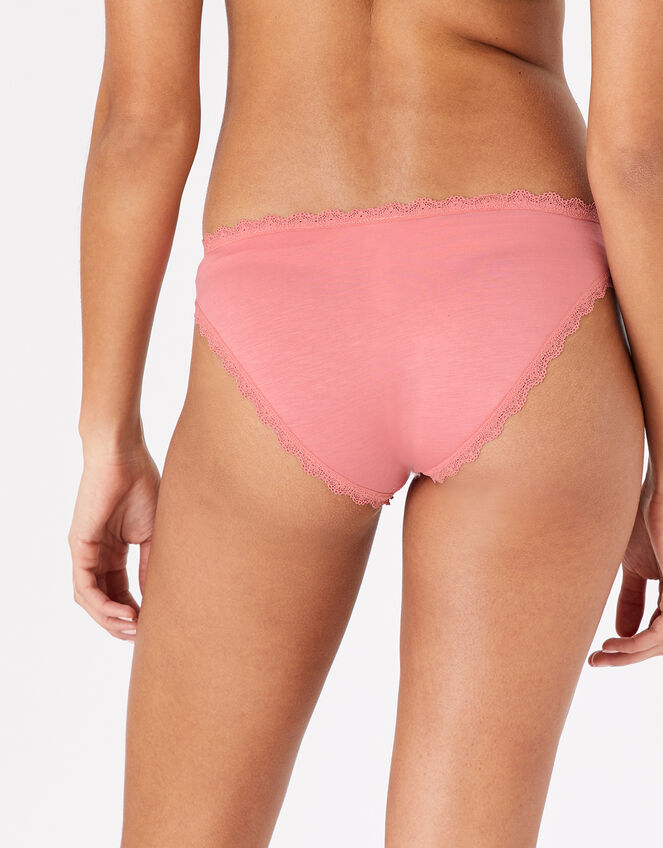 Lace Trim Brief Multipack with Natural Bamboo, Multi (PASTEL-MULTI), large